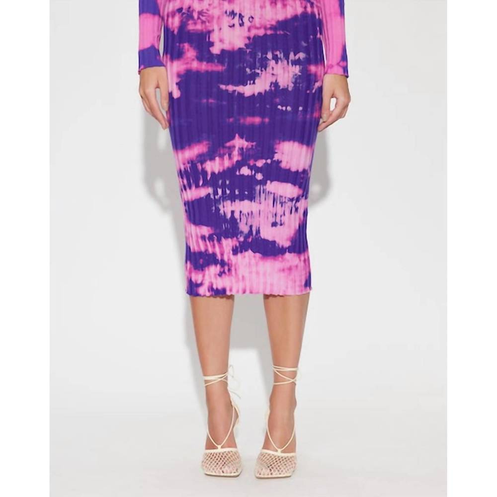 NEW COTTON CITIZEN capri midi skirt in purple - Picture 2 of 2